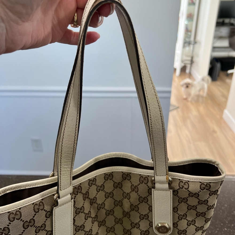 Gucci Eclipse Beige and Brown Tote Bag - Picture 12 of 12
